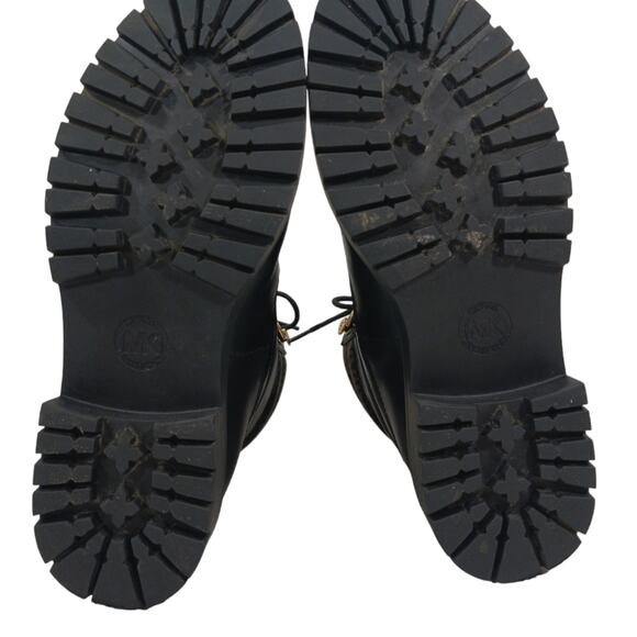 FS2205 GUC $225 MICHAEL Michael Kors Combat Boots size 9M - Picture 9 of 11